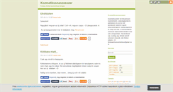 Desktop Screenshot of kozmetikusneszesszer.blog.hu