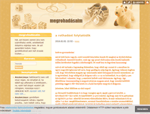 Tablet Screenshot of megrohadok.blog.hu