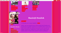 Desktop Screenshot of hanisqi-denicek.blog.cz