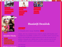 Tablet Screenshot of hanisqi-denicek.blog.cz