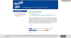 Desktop Screenshot of facebook.blog.hu