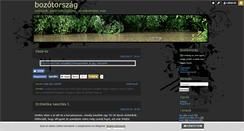 Desktop Screenshot of bozotorszag.blog.hu