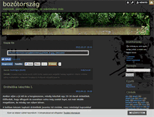 Tablet Screenshot of bozotorszag.blog.hu