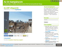 Tablet Screenshot of erzem.blog.hu