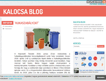 Tablet Screenshot of kalocsa.blog.hu