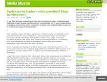 Tablet Screenshot of mediamustra.blog.hu