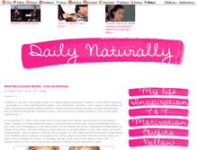 Tablet Screenshot of daily-naturally.blog.cz