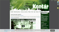 Desktop Screenshot of kontar.blog.hu