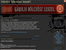 Tablet Screenshot of karolisleszek.blog.hu
