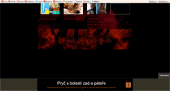 Desktop Screenshot of about-goth.blog.cz