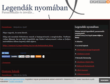 Tablet Screenshot of legendaknyomaban.blog.hu