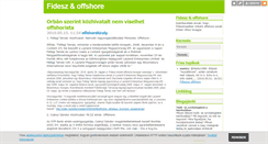 Desktop Screenshot of offshorelovag.blog.hu