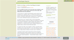Desktop Screenshot of marketinger.blog.hu