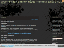 Tablet Screenshot of memety.blog.hu
