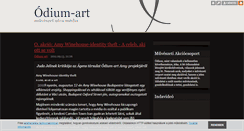 Desktop Screenshot of odiumart.blog.hu