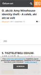 Mobile Screenshot of odiumart.blog.hu