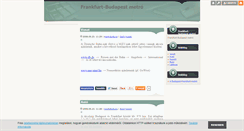 Desktop Screenshot of frankfurtbudapest.blog.hu