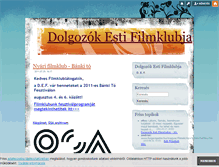 Tablet Screenshot of dolgozok-filmklubja.blog.hu