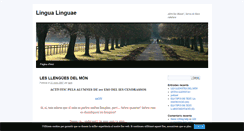 Desktop Screenshot of lingualinguae.blog.cat