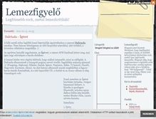 Tablet Screenshot of lemezfigyelo.blog.hu
