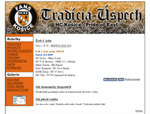 Tablet Screenshot of hckefans.blog.cz