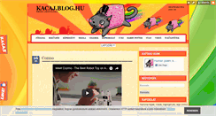 Desktop Screenshot of kacaj.blog.hu