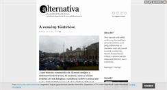 Desktop Screenshot of alternativa.blog.hu