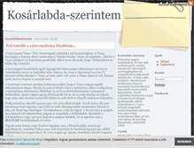 Tablet Screenshot of kosarlabda-szerintem.blog.hu