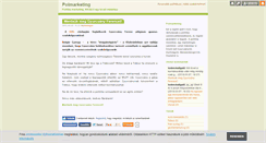 Desktop Screenshot of polmarketing.blog.hu