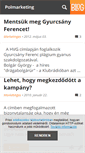 Mobile Screenshot of polmarketing.blog.hu