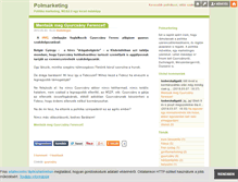 Tablet Screenshot of polmarketing.blog.hu