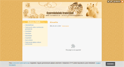 Desktop Screenshot of franciadalok.blog.hu