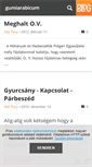 Mobile Screenshot of gumiarabicum.blog.hu