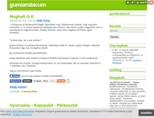 Tablet Screenshot of gumiarabicum.blog.hu