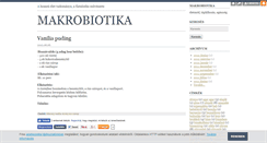 Desktop Screenshot of makrobiotika.blog.hu