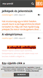 Mobile Screenshot of darkangyal.blog.hu