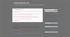 Desktop Screenshot of milanstankovic.blog.rs