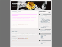 Tablet Screenshot of milanstankovic.blog.rs