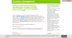 Desktop Screenshot of ezoterikusfeldragakovek.blog.hu