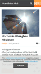 Mobile Screenshot of hurcibaba.blog.hu