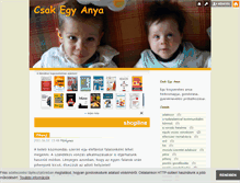 Tablet Screenshot of csakegyanya.blog.hu