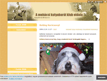 Tablet Screenshot of kutyaiskola.blog.hu