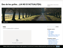 Tablet Screenshot of golfes.blog.cat