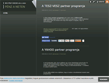 Tablet Screenshot of penzanaten.blog.hu
