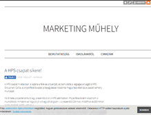 Tablet Screenshot of hamarmu.blog.hu