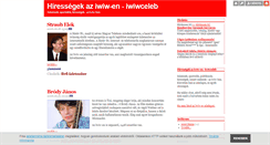 Desktop Screenshot of iwiwceleb.blog.hu