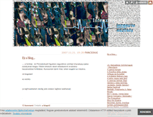 Tablet Screenshot of intenzivosztaly.blog.hu
