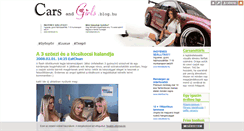 Desktop Screenshot of carsandgirls.blog.hu
