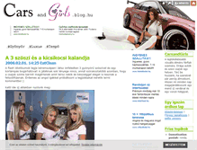 Tablet Screenshot of carsandgirls.blog.hu