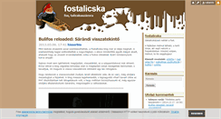 Desktop Screenshot of fostalicska.blog.hu